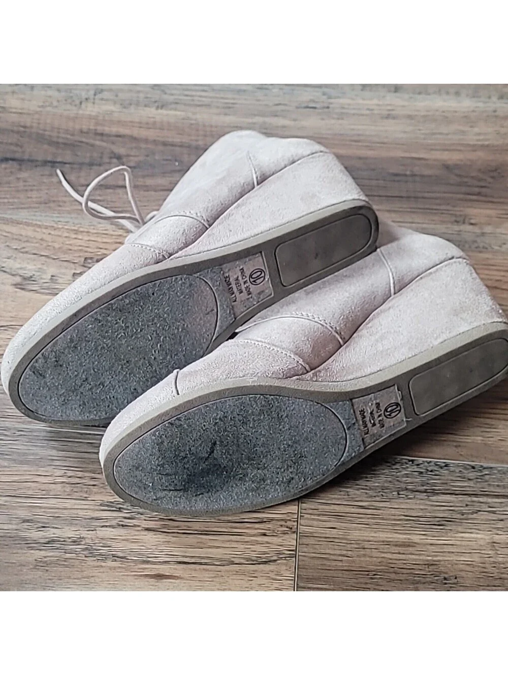 Cityclassified Wedge Ankle Booties, Size 10, Tan Suede, Boutique